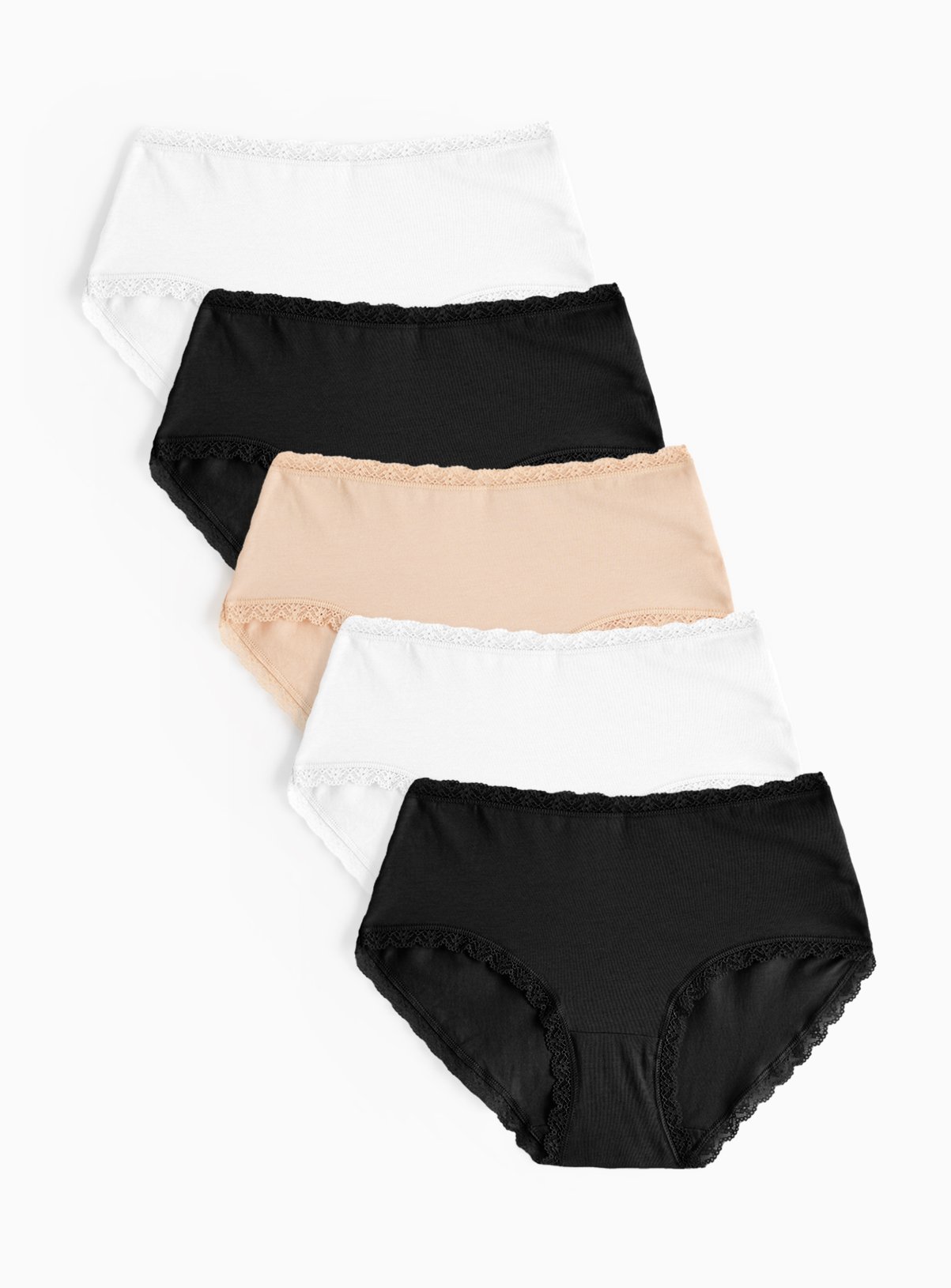 Super Soft Modal Blend Knickers 5 Pack 20 - Image 1 thumbnail